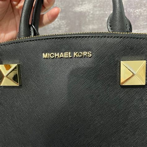 michael kors kara satchel|michael kors opened satchel purse.